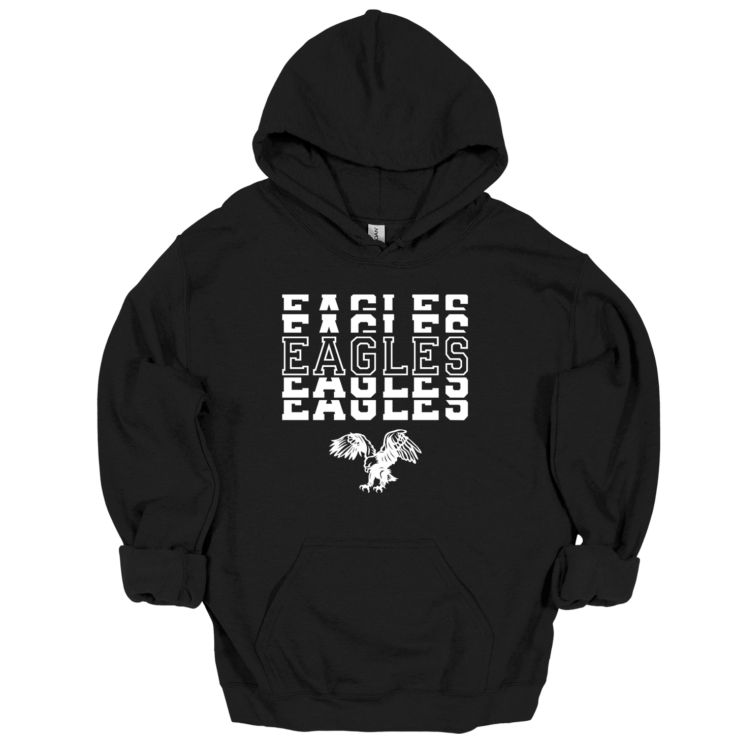 STACKED EAGLES with Logo Graphic Apparel | Adult Spirit Wear