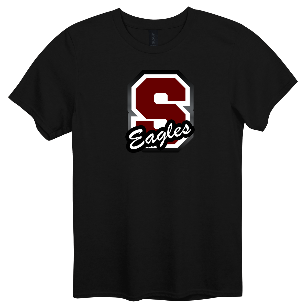 Eagles Script "S" Graphic Apparel | Adult Spirit Wear Collection