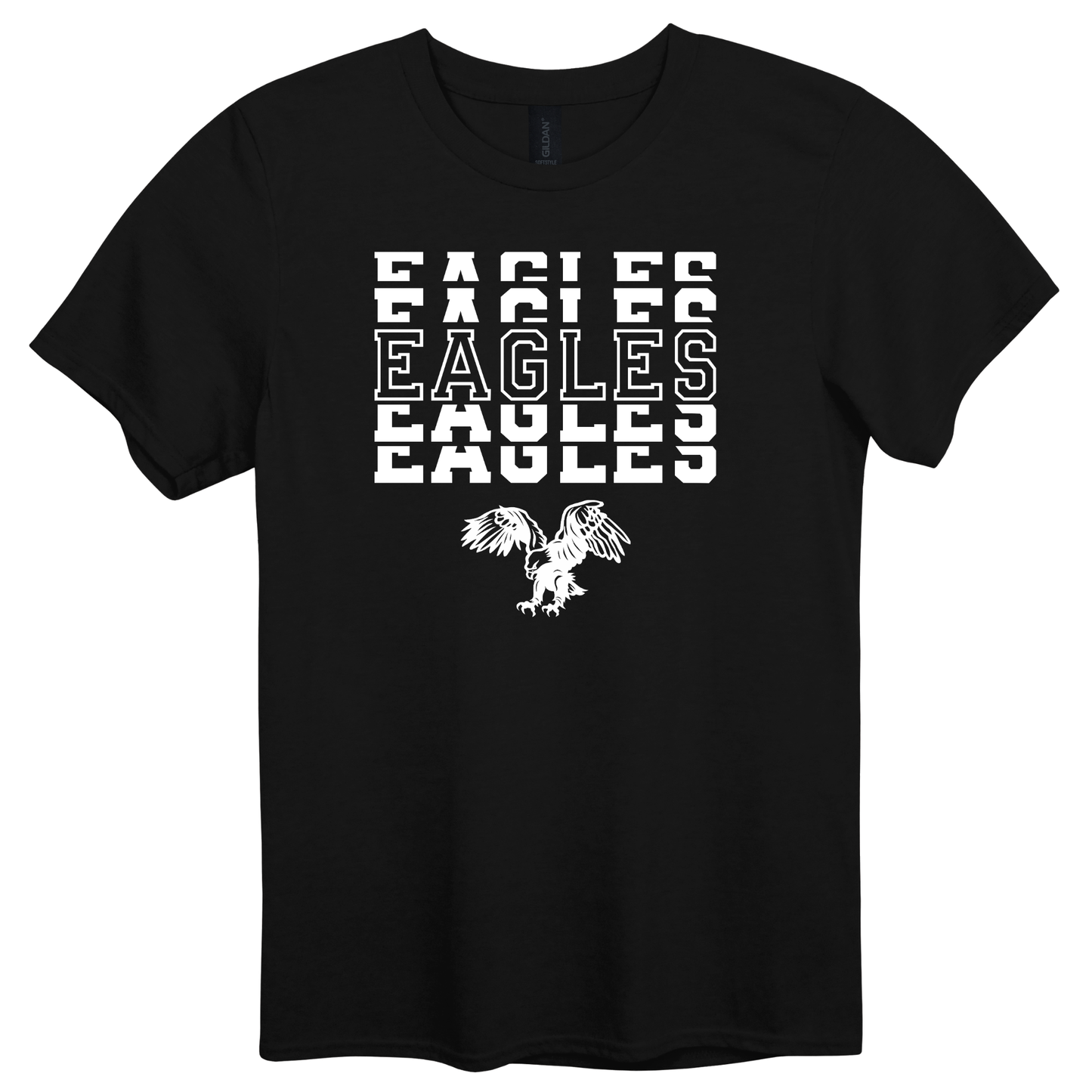 STACKED EAGLES with Logo Graphic Apparel | Adult Spirit Wear