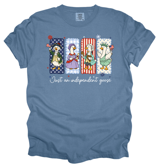 INDEPENDENT GOOSE Graphic Apparel | Adult Patriotic Tee