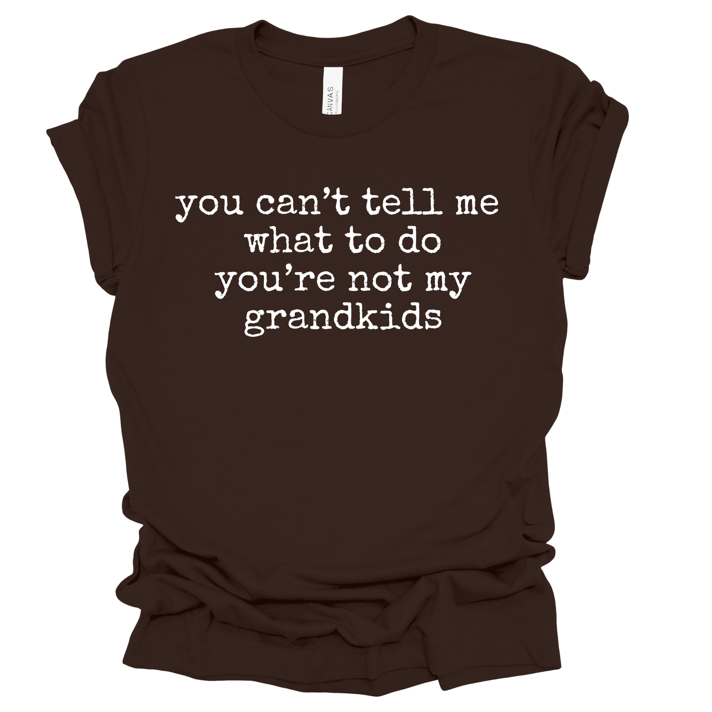 CAN'T TELL ME Graphic Apparel | Adult Tee