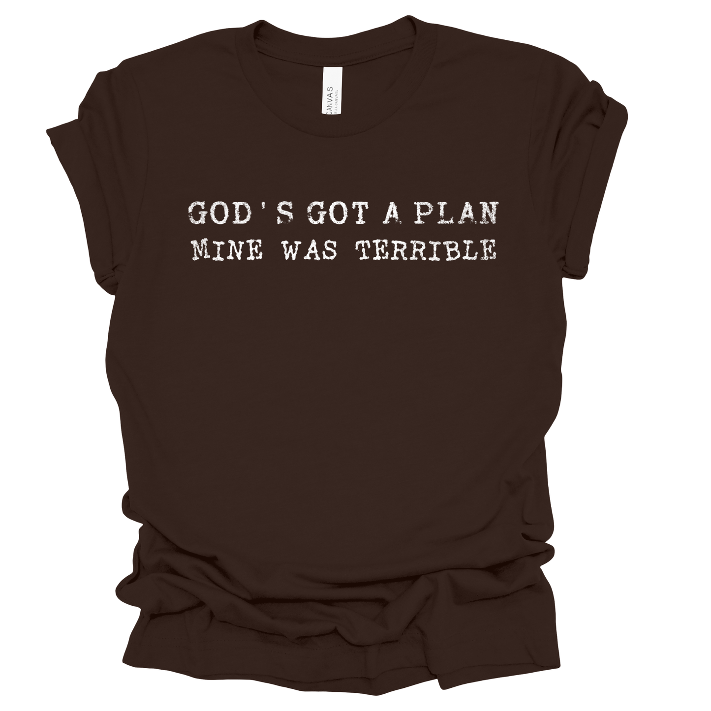 GOD'S PLAN Graphic Apparel | Adult Tee