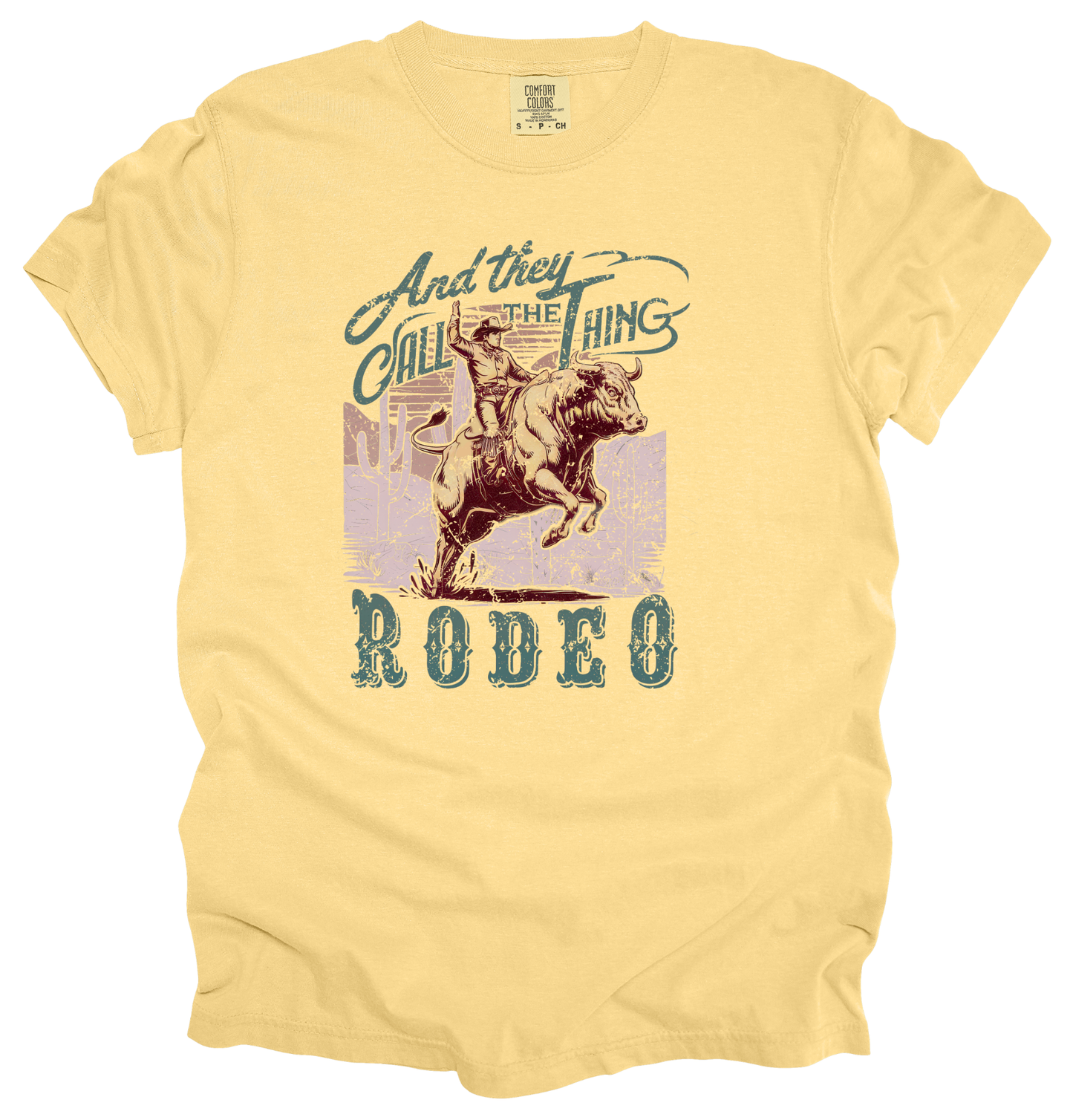 CALL THE THING RODEO DARK Graphic Apparel | Adult Tee