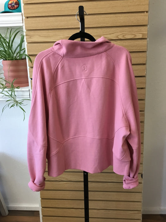 Scuba Oversized Funnel Neck - Pink