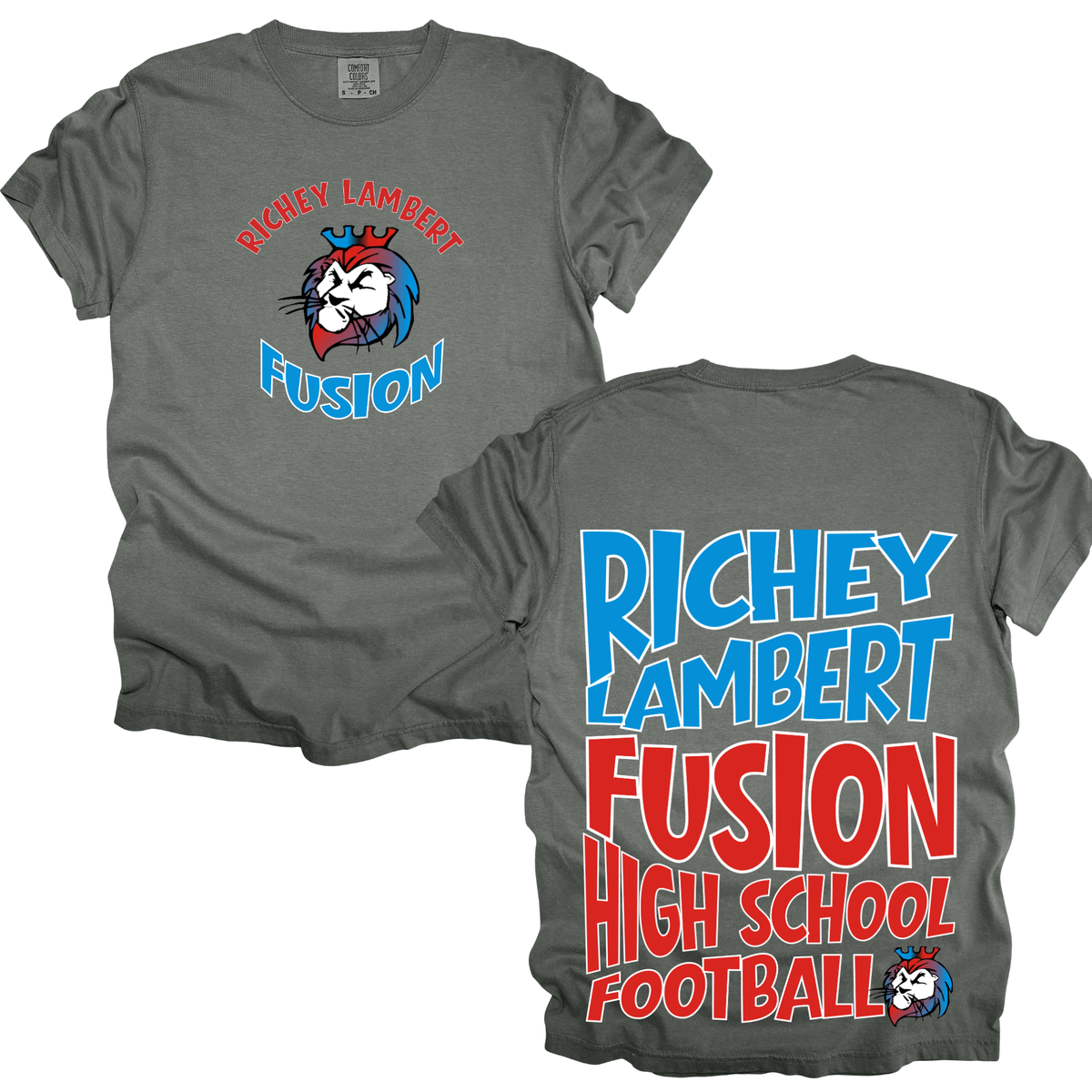 RL Fusion Retro Football Varsity Graphic Apparel | Adult Spirit Wear