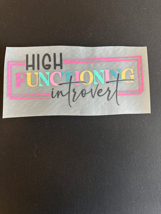 High Functioning Introvert