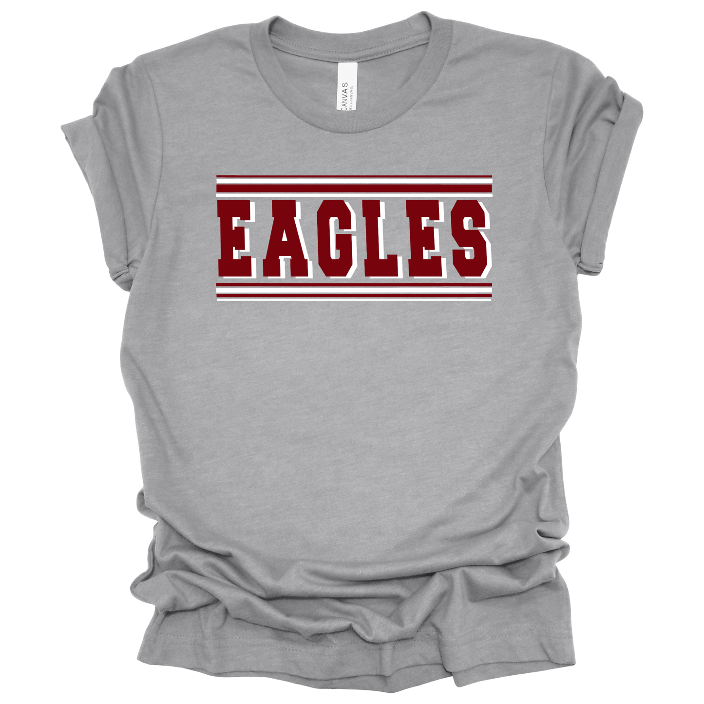 EAGLES Vintage Stripes Graphic Apparel | Adult Spirit Wear