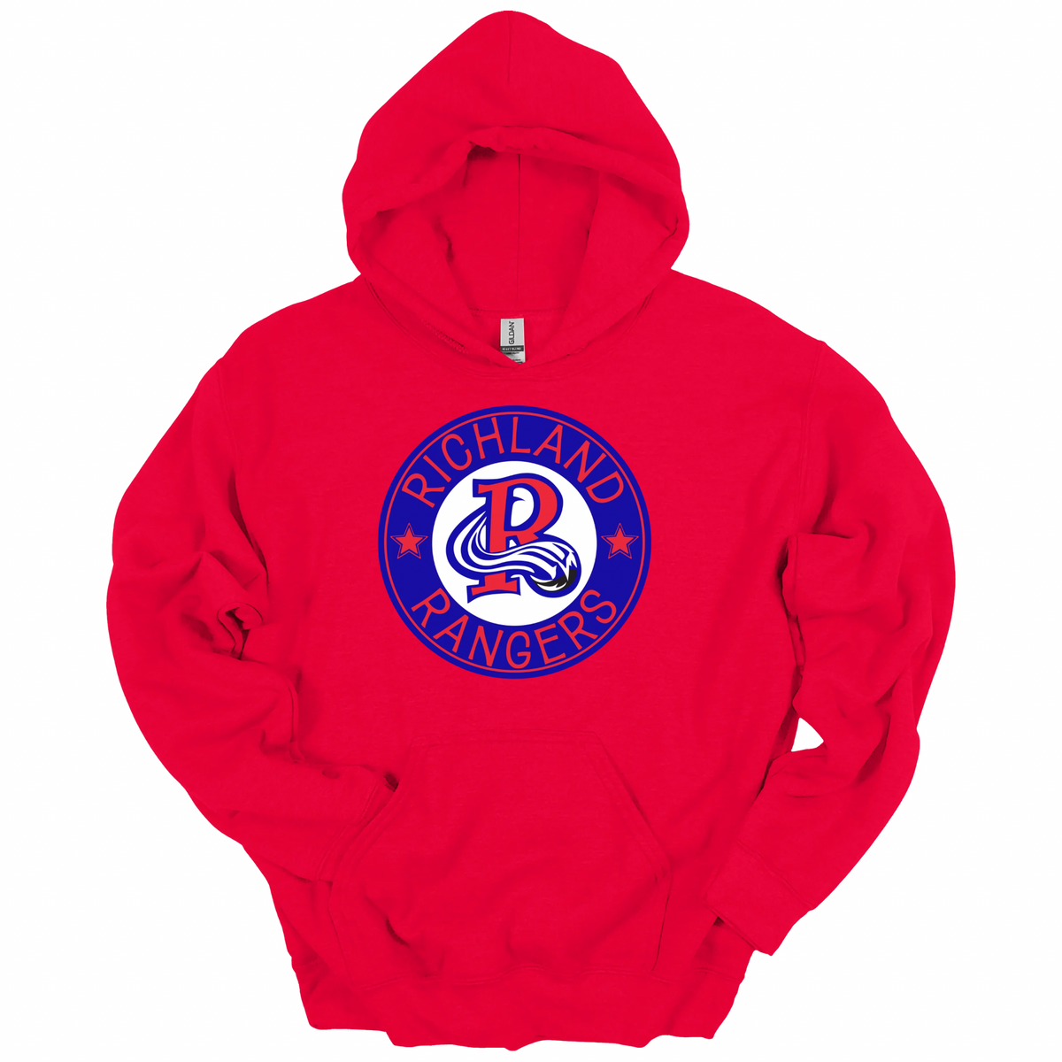 Richland Rangers Blue Vintage Seal Graphic Apparel | Adult Spirit Wear