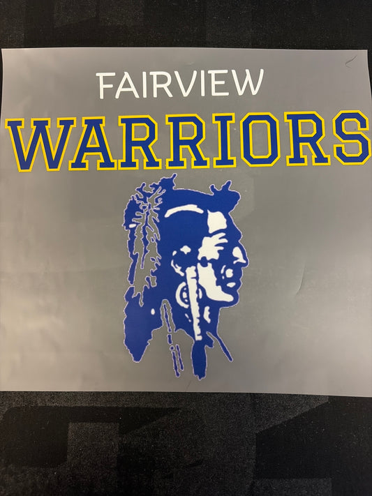 Fairview Warriors w/Logo