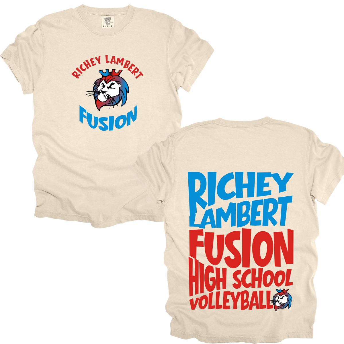 RL Fusion Retro Volleyball Varsity Graphic Apparel | Adult Spirit Wear