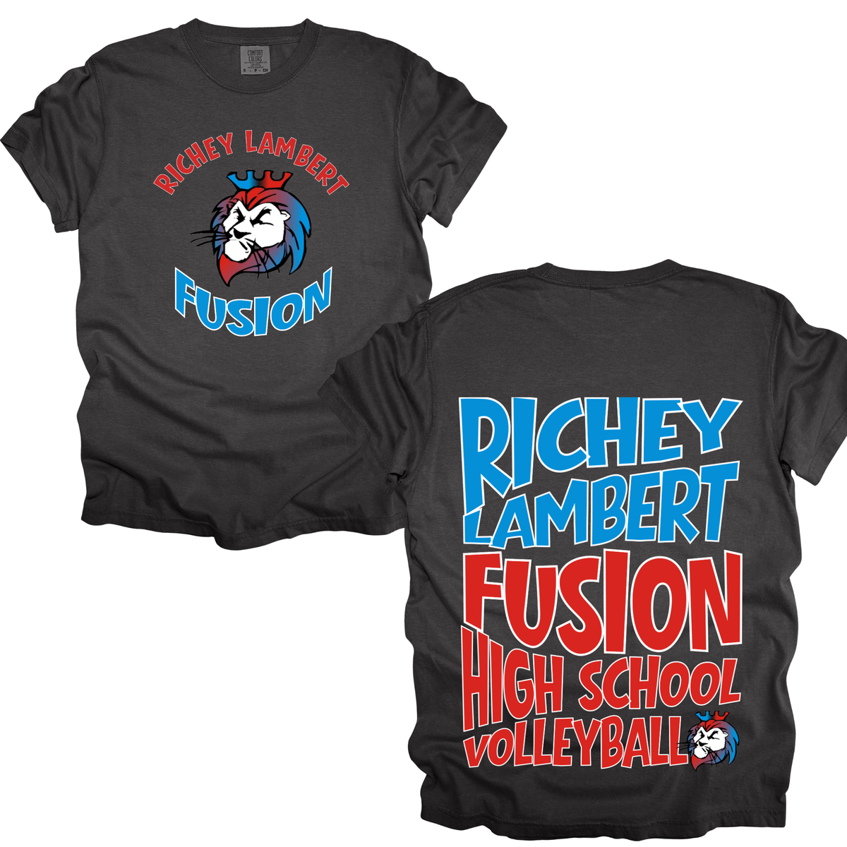 RL Fusion Retro Volleyball Varsity Graphic Apparel | Adult Spirit Wear