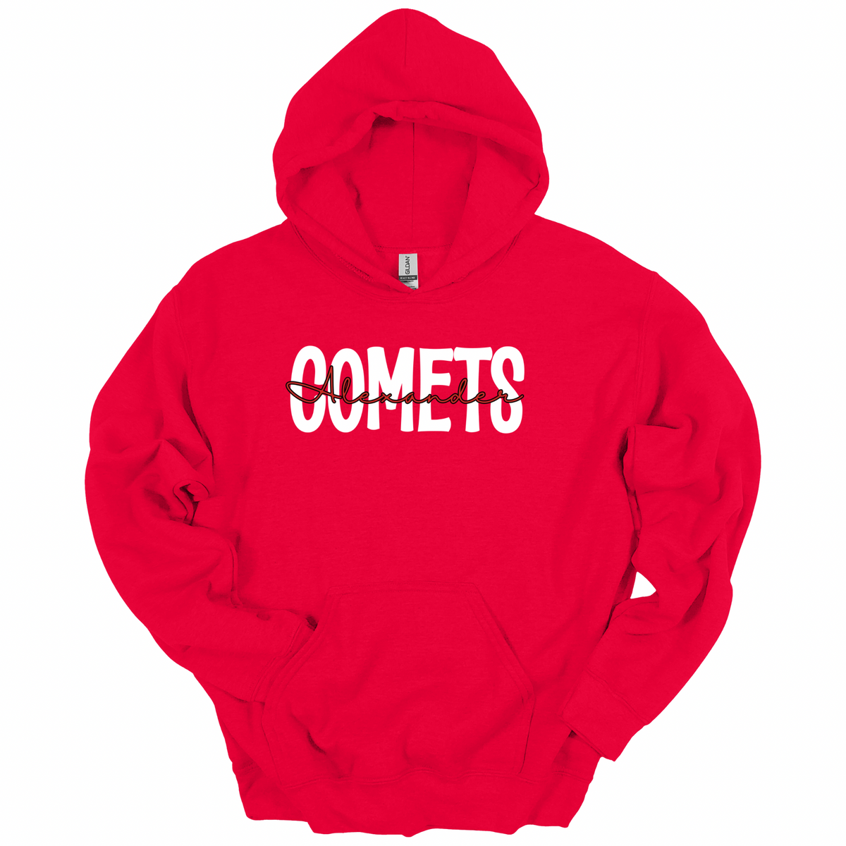 Alexander Comets Big Letter Graphic Apparel | Adult Spirit Wear