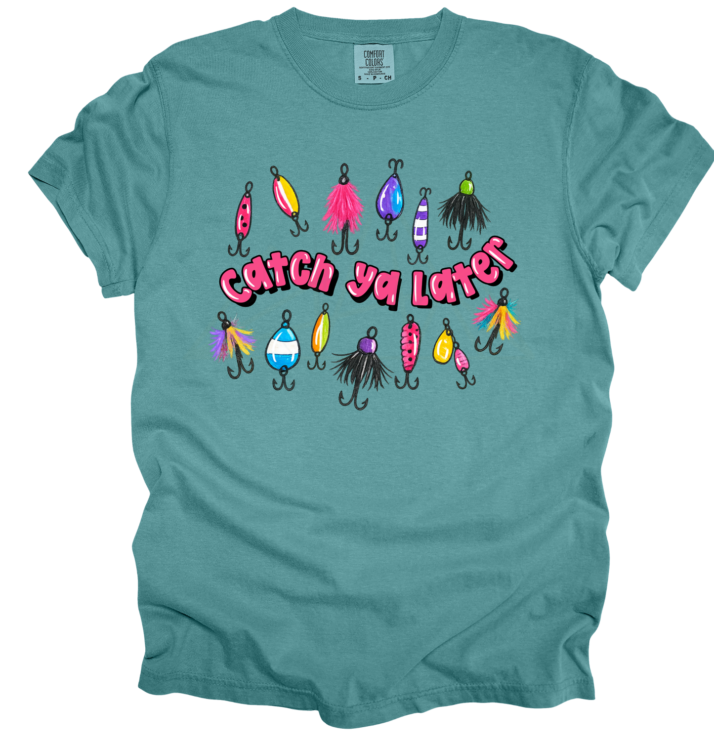 CATCH YA LATER Graphic Apparel | Youth Fishing Tee