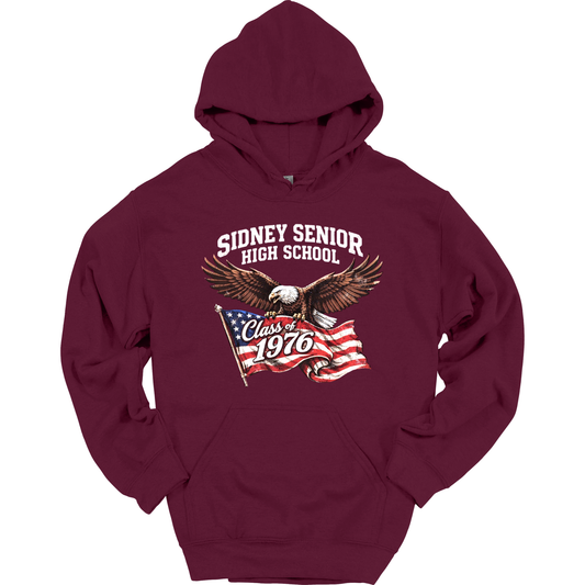 Class of 1976 Hoodie - Maroon