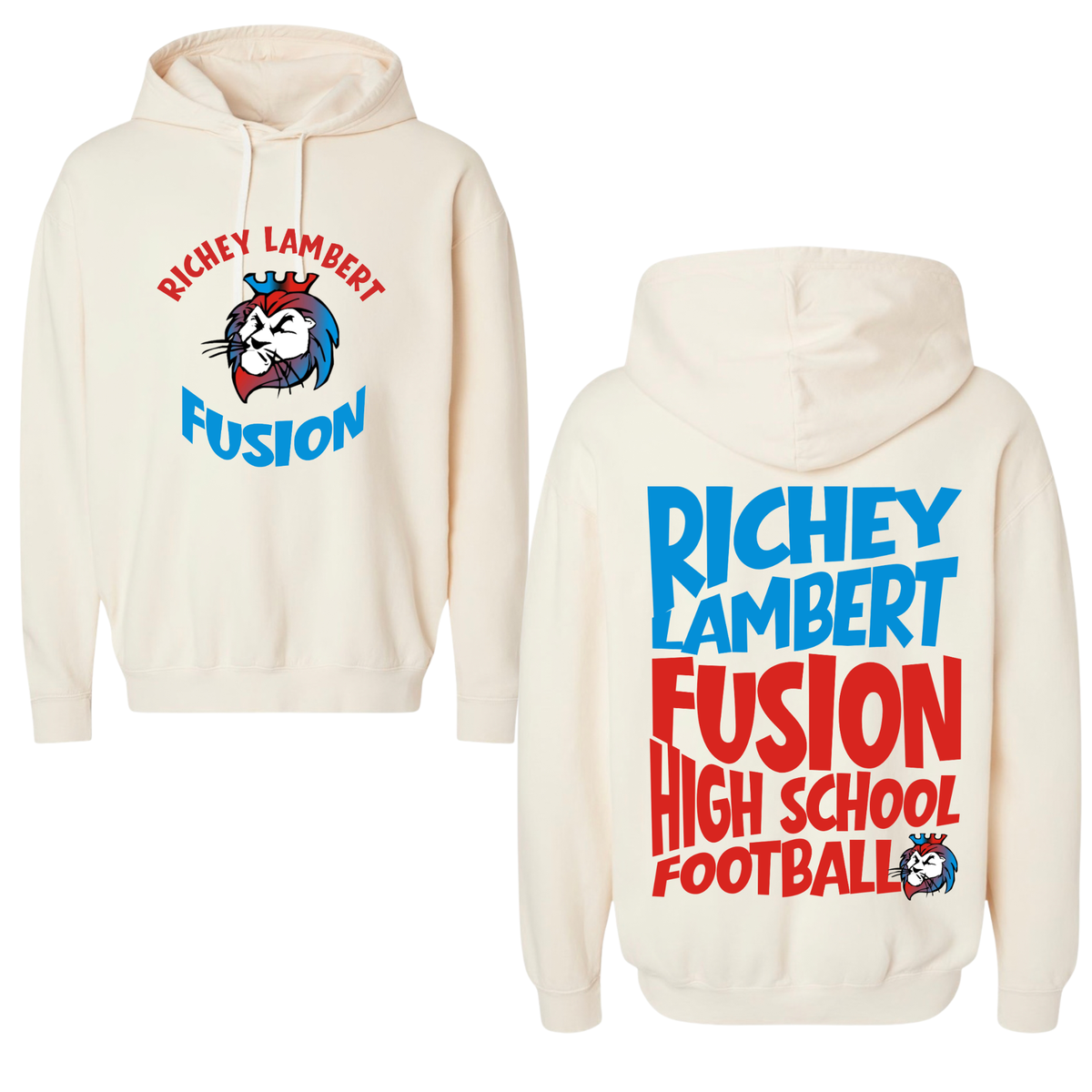RL Fusion Retro Football Varsity Graphic Apparel | Adult Spirit Wear