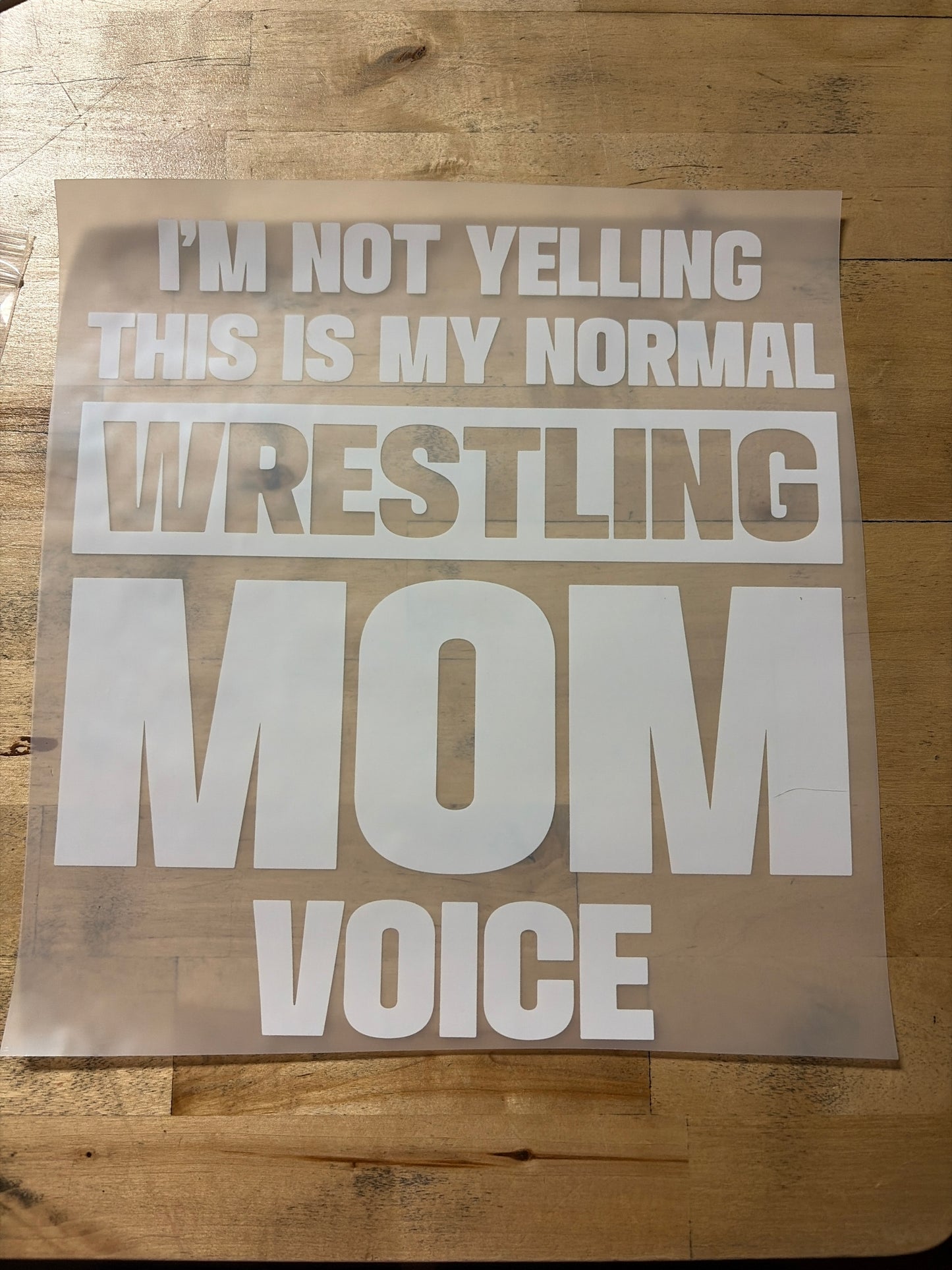 Wrestling Mom Voice