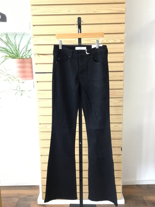 KanCan Mid Rise Black Flare Jeans