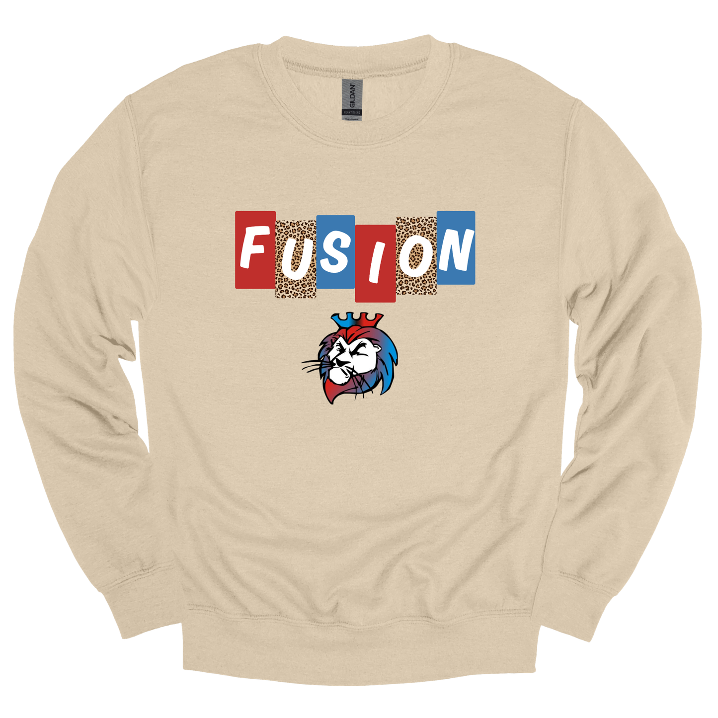 Fusion Leopard Letter Blocks Graphic Apparel | Adult Spirit Wear