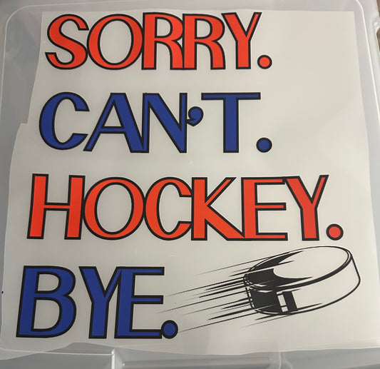 Sorry Hockey