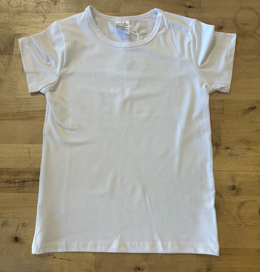 Youth White Tee