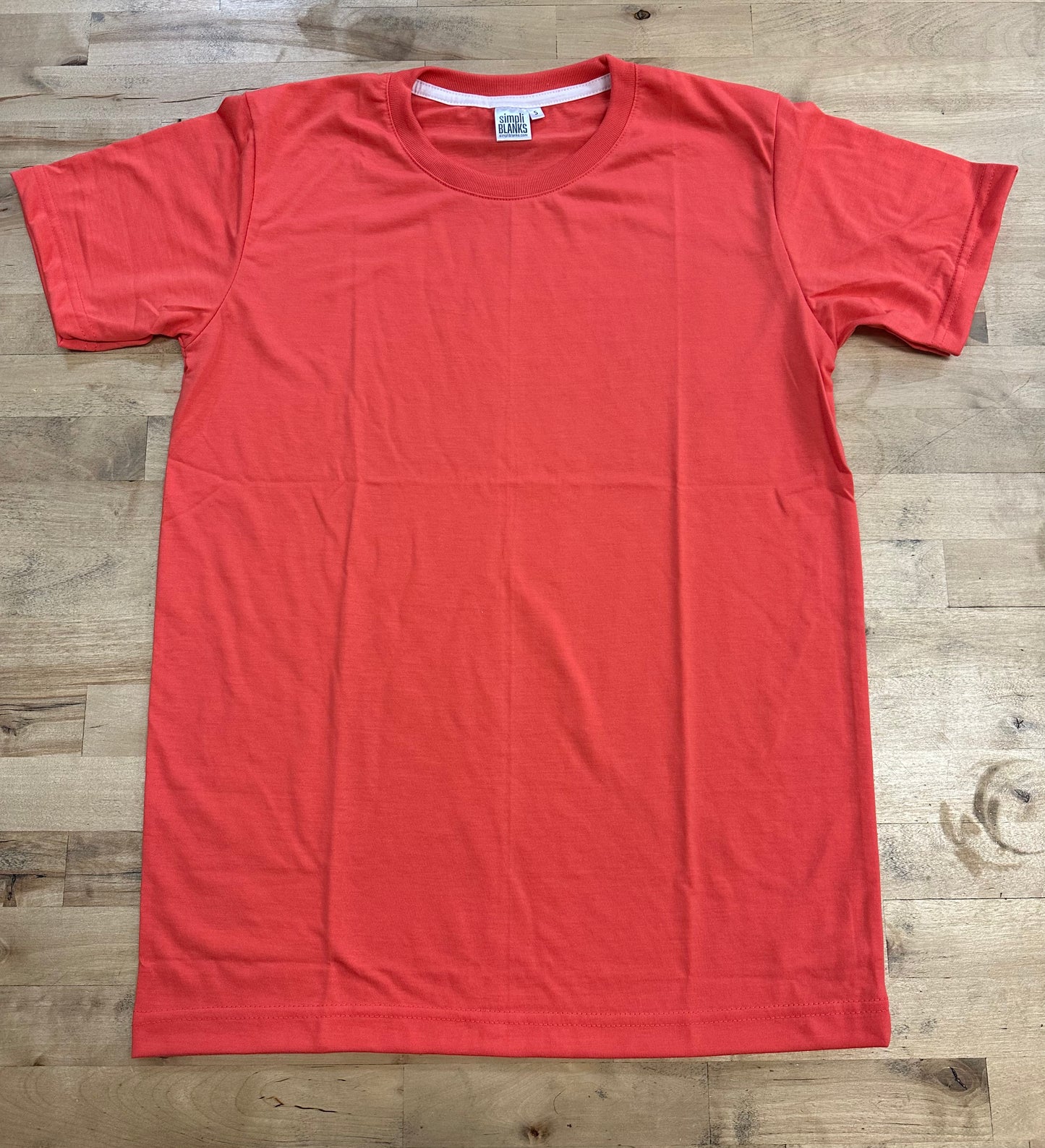 Simpli Blanks Tee - Coral