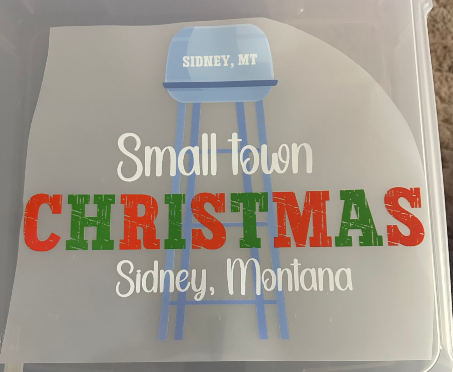 Small Town Sidney -White