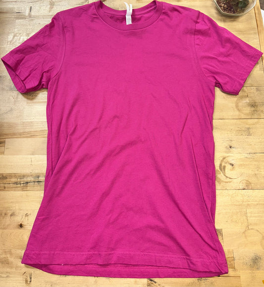 Bella Canvas Tee -Fushia