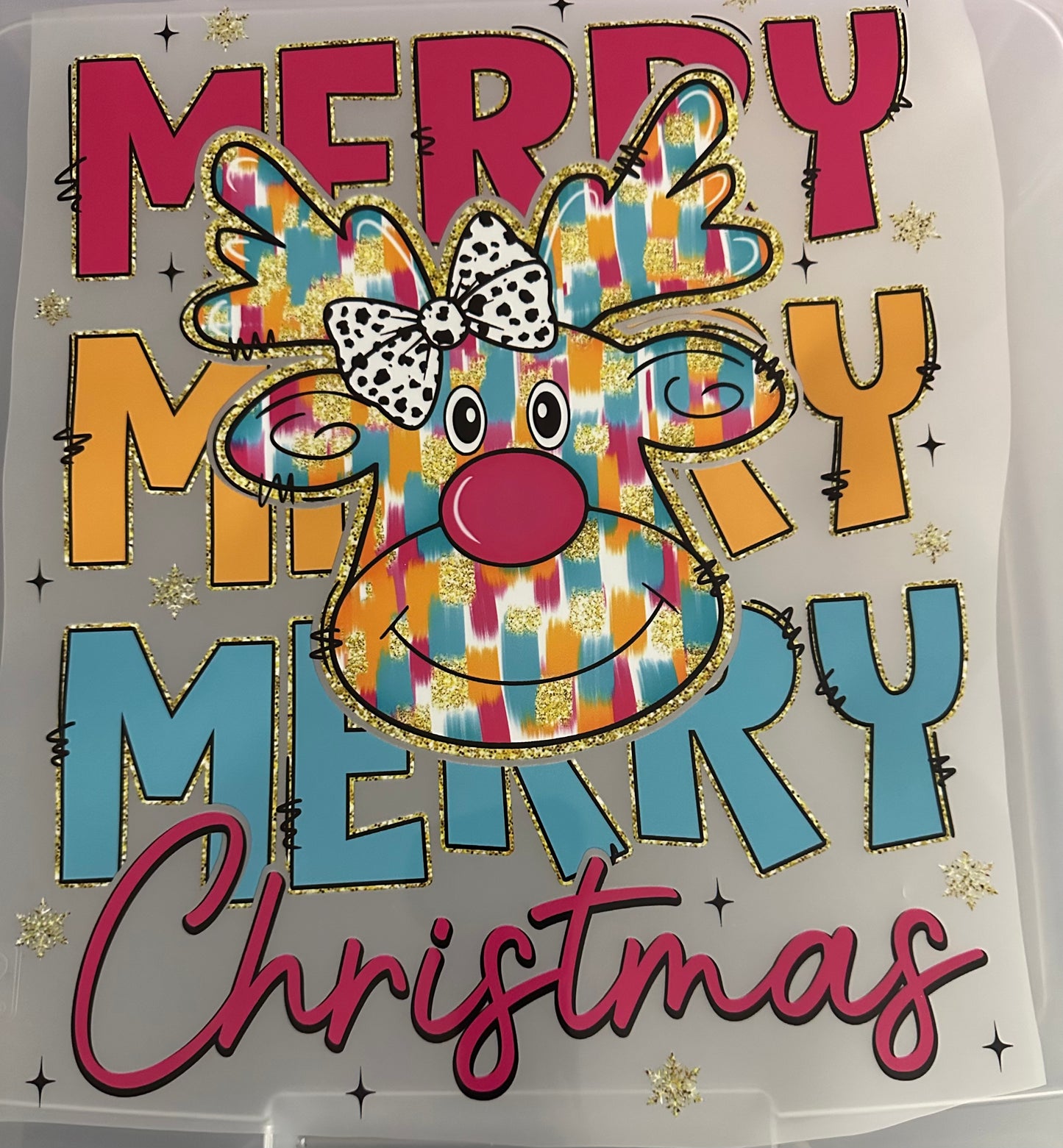 Colorful Merry Christmas