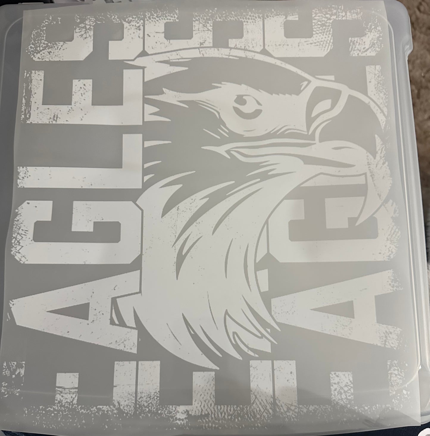 Distressed Eagles - White