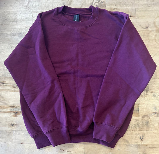 Youth Gildan Crew - Maroon