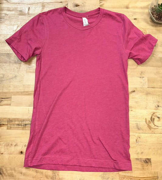 Bella Canvas Tee - Heather Raspberry
