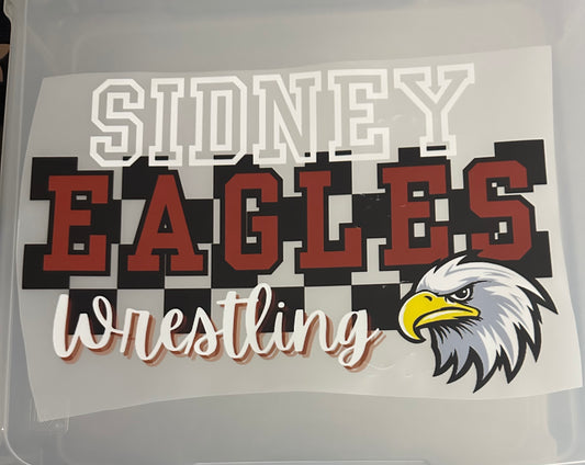 Eagles Wrestling Checkered