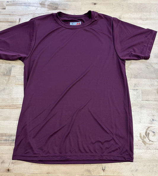 Youth A4 Tee - Maroon