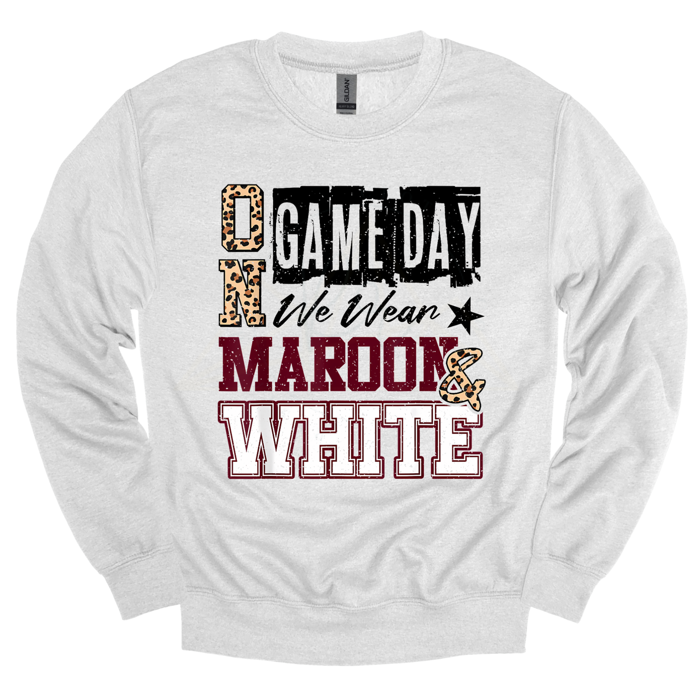 GAME DAYS Maroon & White Graphic Apparel | Adult Spirit Wear