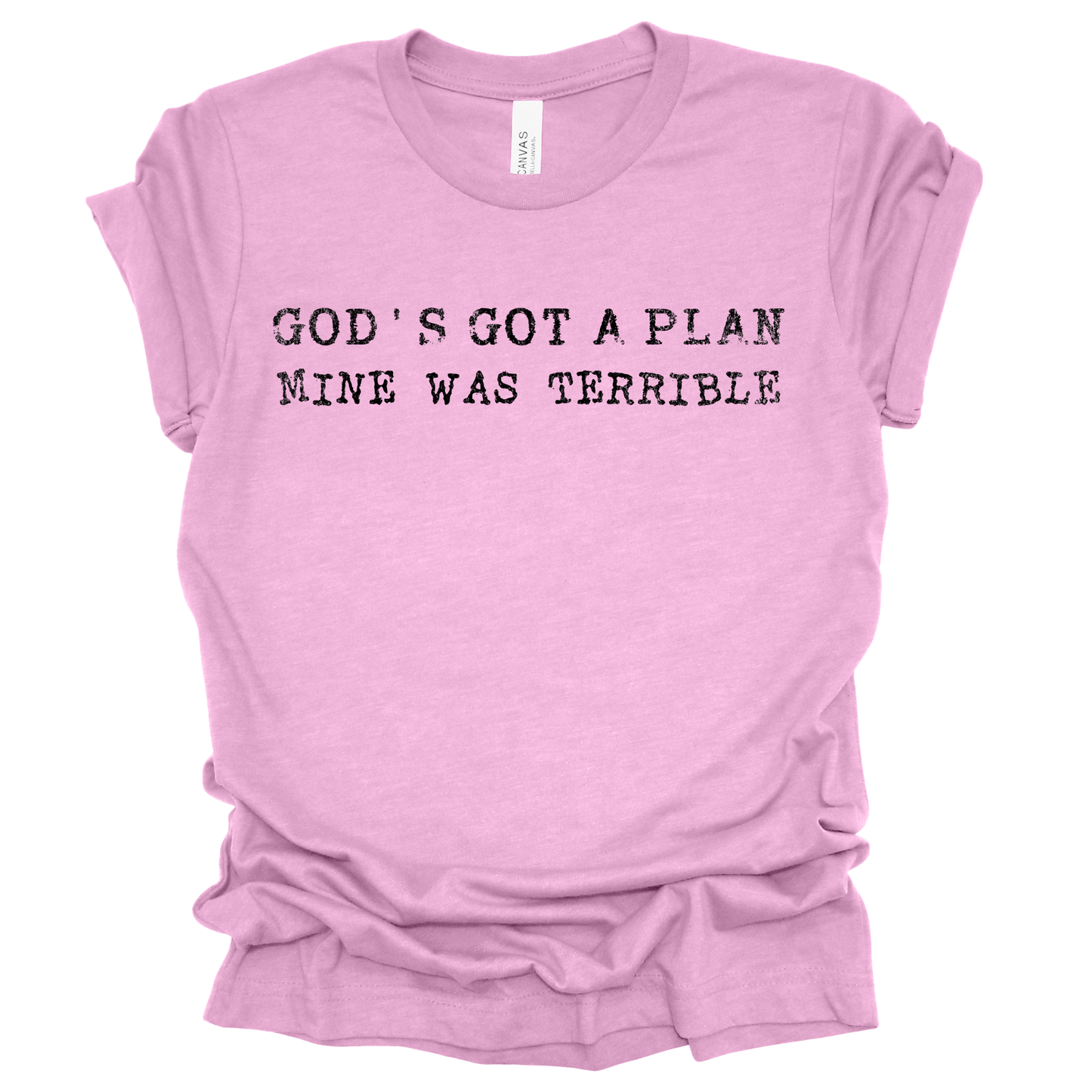 GOD'S PLAN Graphic Apparel | Adult Tee