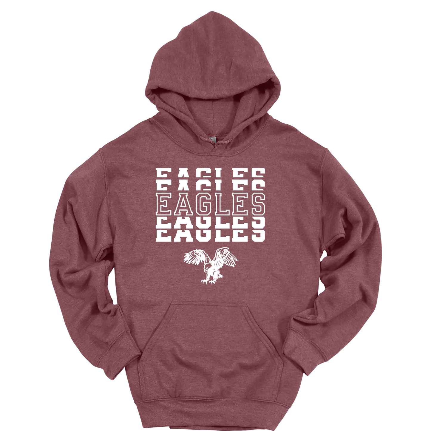 STACKED EAGLES with Logo Graphic Apparel | Adult Spirit Wear