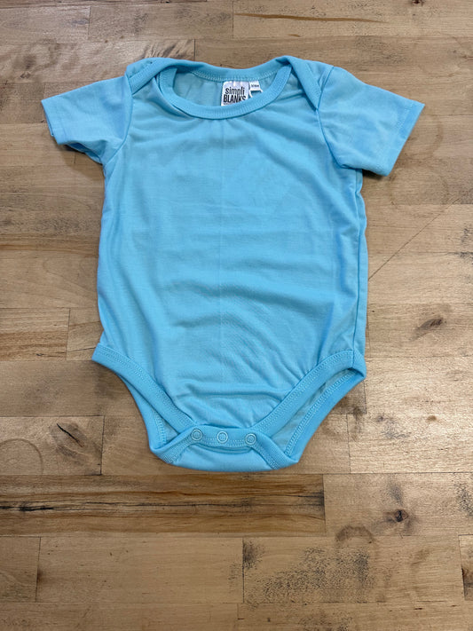 Onesie Light Blue - 3/6 month