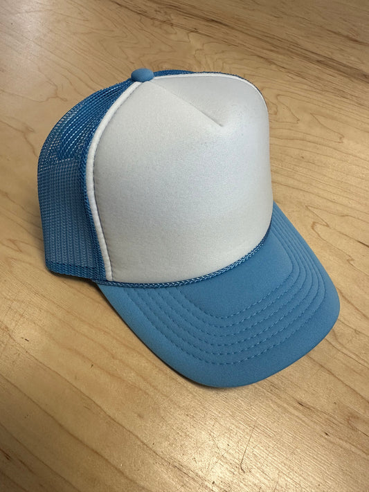 Nissun Youth Trucker Hat - Blue/White