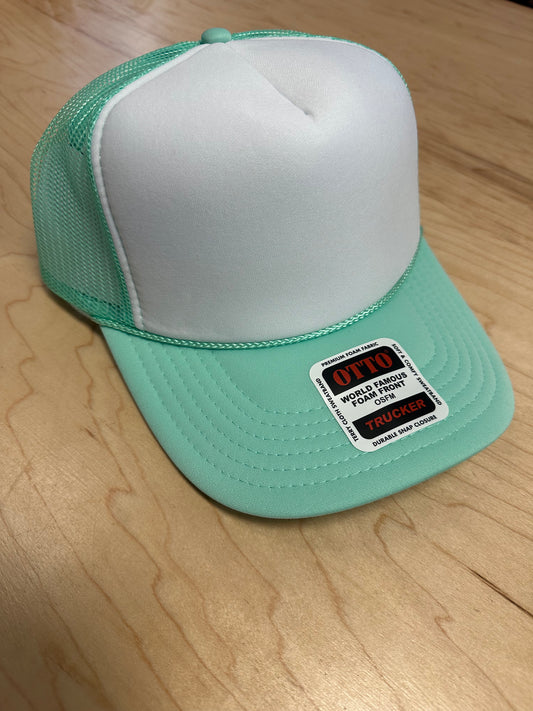 Otto Adult High Crown - Seafoam/White