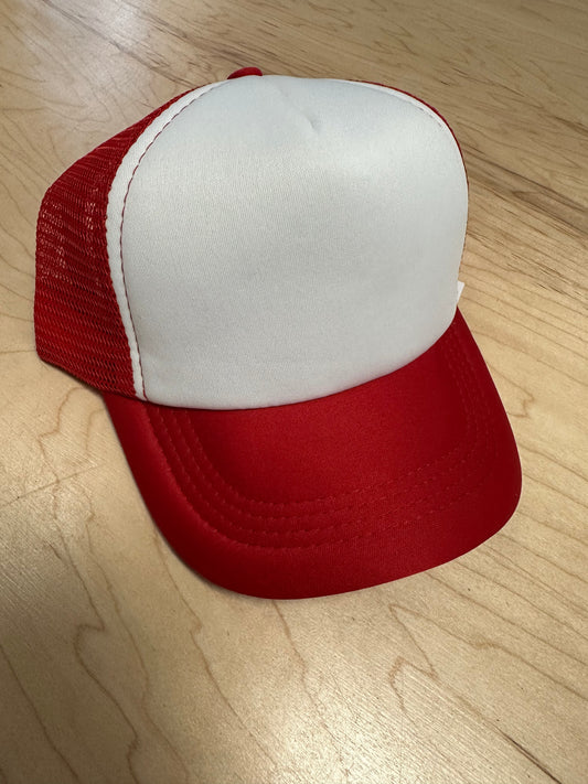 Youth Trucker Hat - Red