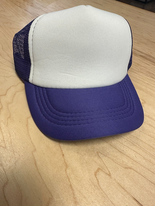 Youth Trucker Hat - Dark Purple