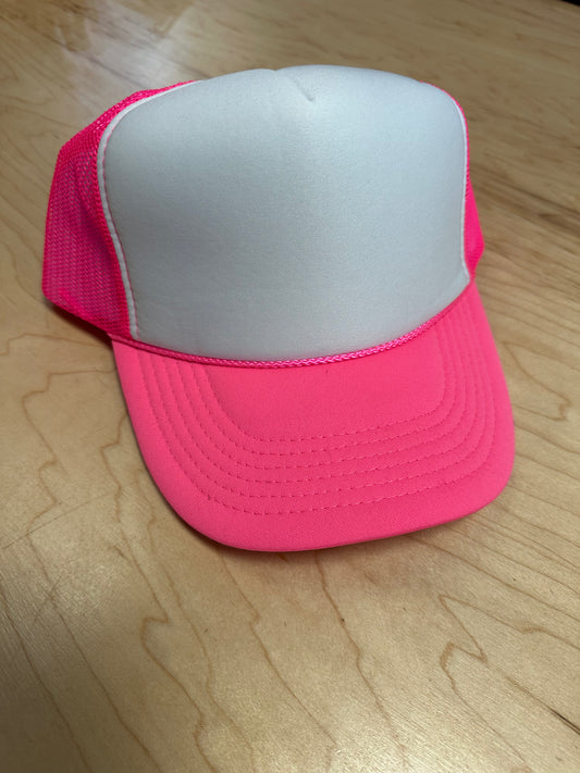 Nissun Trucker - Neon Pink/White