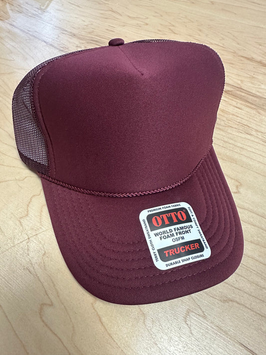 Otto Adult high crown - Solid Maroon
