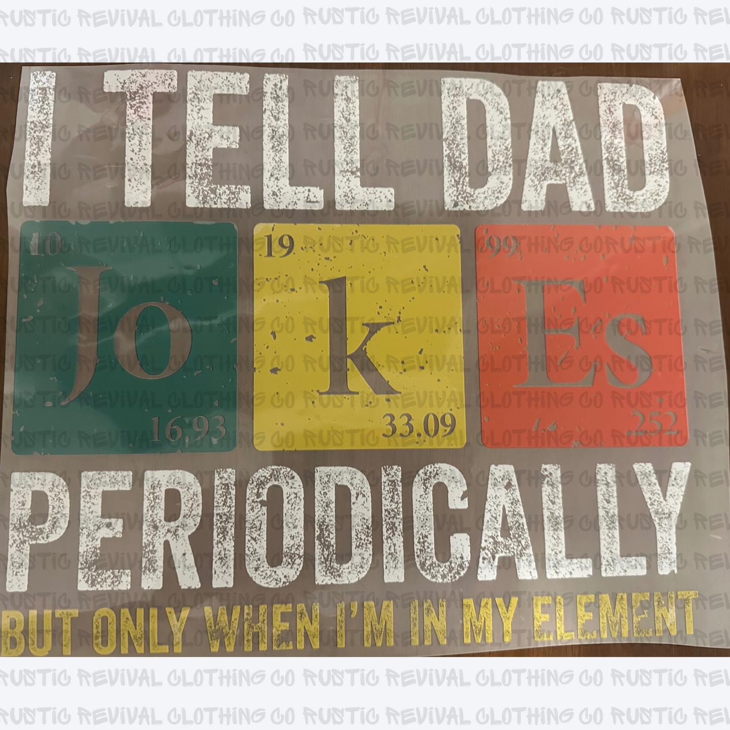 Dad Joke Periodically