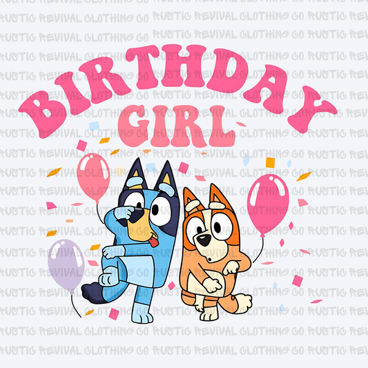 Bluey Birthday Girl