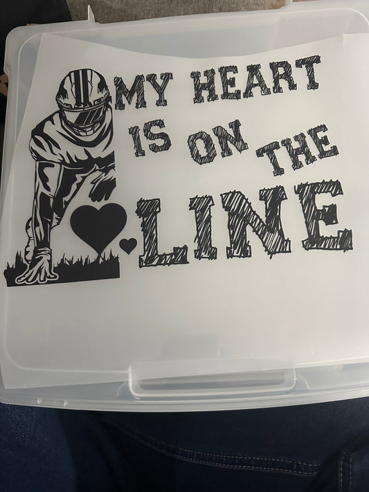 My heart on the Line