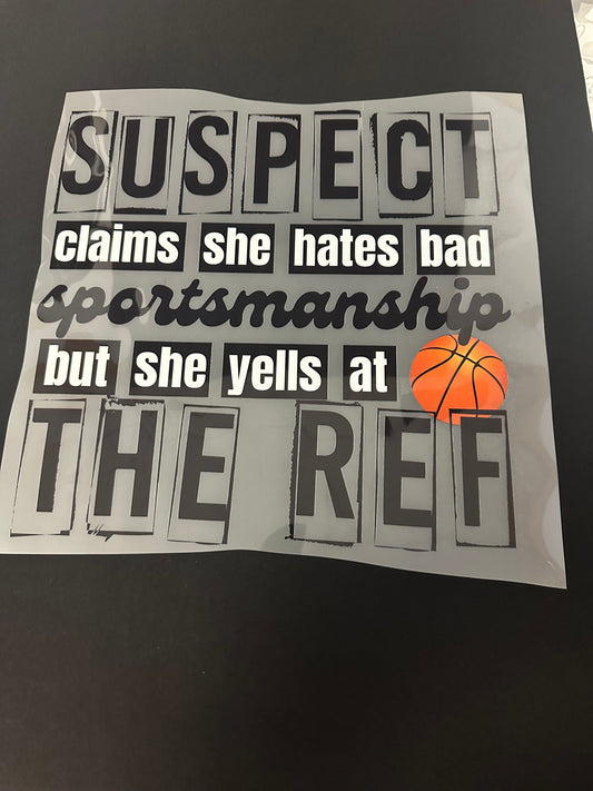 Suspect basketball