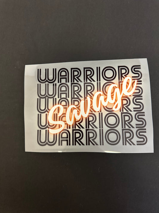 Stacked Warriors Savage