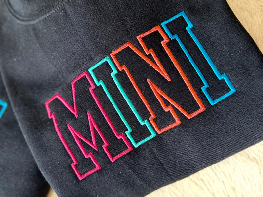 MINI Embroidered Youth Crewneck | Matching Mama & Mini Set