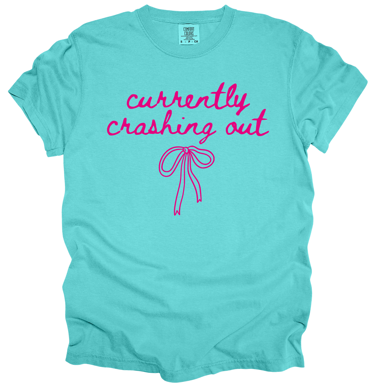 CURRENTLY CRASHING OUT Graphic Apparel | Adult Tee